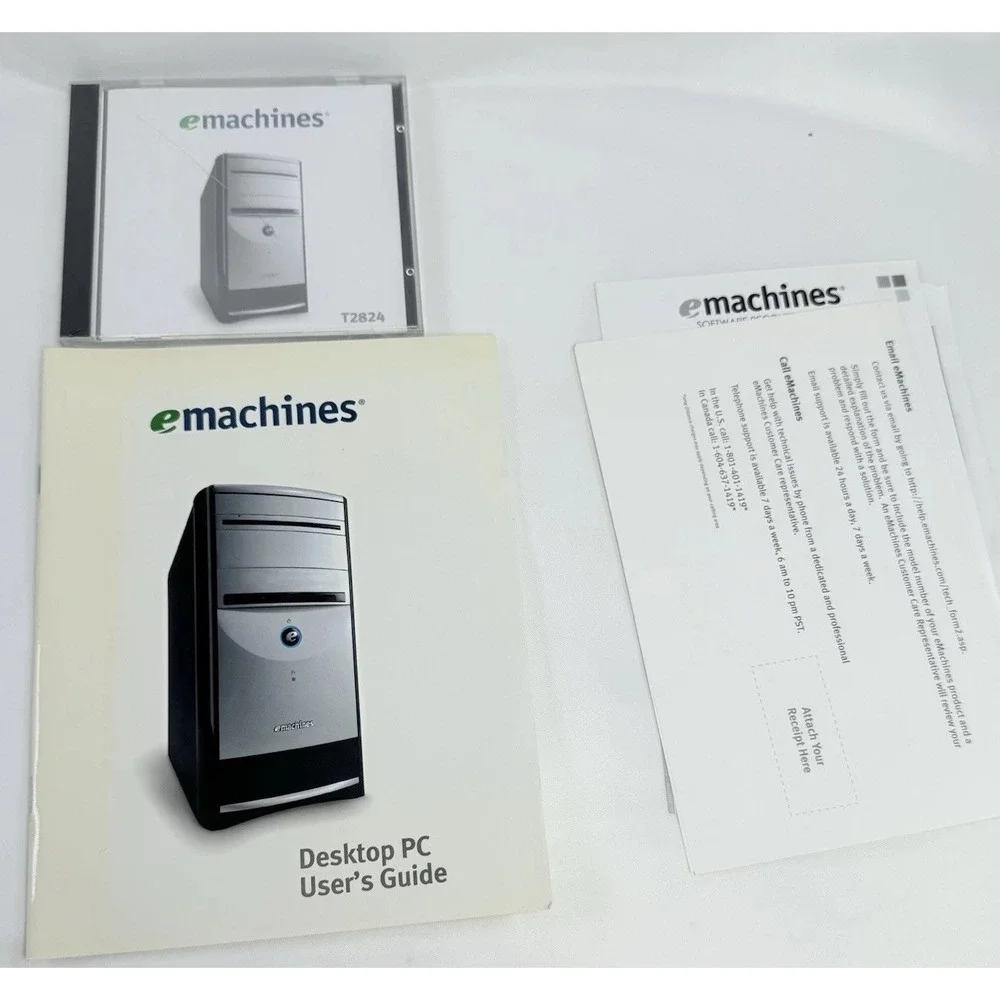 Emachine T2824 Cd And Manual